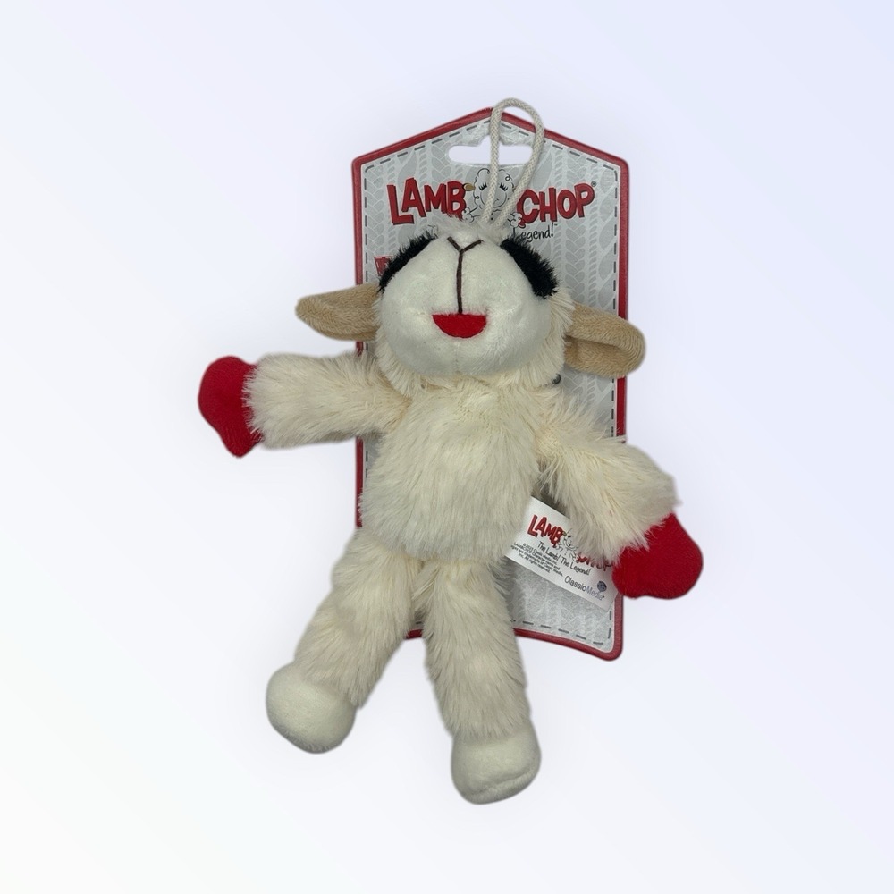 LambChop-The Lamb! The Legend!‎ Plush 7" Dog Toy with Squeaker